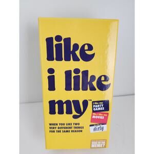 Like I Like My - Adult Party Game From What Do You Meme 2023 Pre-Owned Complete